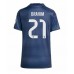 Real Madrid Brahim Diaz #21 Borta matchtröja Dam 2025-26 Kortärmad Billigt